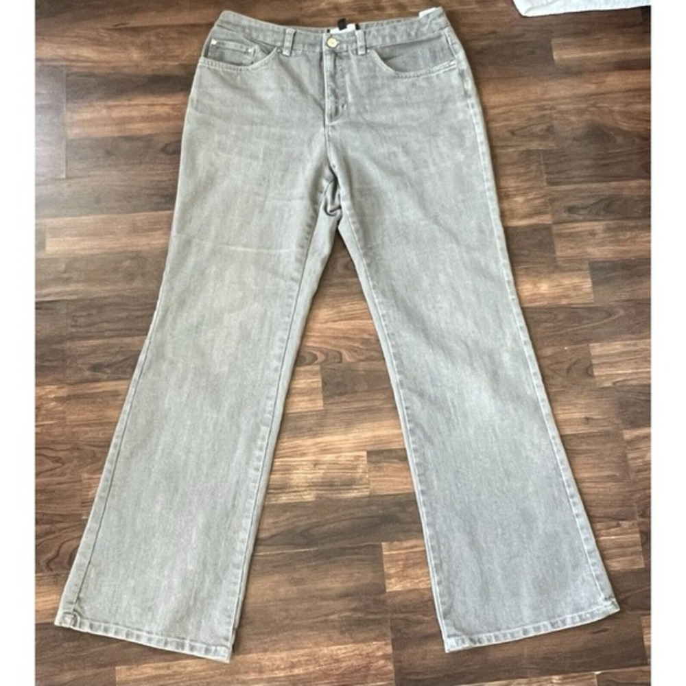Jones New York Jeans Size 10 Black Bootcut Stretch Mid‎ Rise Pants